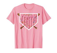 PRICES MAY VARY. Lightweight, Classic fit, Double-needle sleeve and bottom hem Baseball Drip, Boys Home, Home Plate, Fashion Brands, Branded T Shirts, Top Styles, Fashion Branding, Baseball, T Shirts