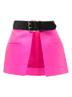 Find DICE KAYEK High-waisted Peplum Belt Skirt on Editorialist. fuchsia pink adjustable fit belted waist two front flap pockets two rear welt pockets thigh-length Chloe 2024, Peplum Belt, Dice Kayek, Verosika Mayday, Dress Reference, Belt Skirt, Png Clothes, Dope Clothes, Fashion Moodboard