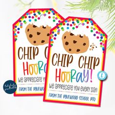 two printable chip chip hot dog party tickets