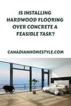 Is Installing Hardwood Flooring Over Concrete a Feasible Task? Water Damage