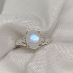 Rainbow Moonstone Oval Cab Set In Sterling Silver. 3.10 Ctw, Nwot, Happy Poshing!!! White Moonstone Oval Cabochon Ring In Sterling Silver, Silver Moon-shaped Sterling Silver Opal Ring, Mystical Moon-shaped Moonstone Ring In Sterling Silver, Handmade Moon-shaped Moonstone Ring In Sterling Silver, Moon-shaped Sterling Silver Opal Ring, Moonstone Ring, White Silver, Rainbow Moonstone, Womens Jewelry Rings