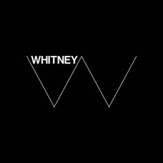 the logo for whitney, an electronic music band that is playing on their website