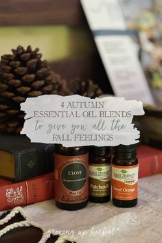 4 Autumn Essential Oil Blends to Give You All the Fall Feelings | Growing Up Herbal | Looking for those fall feelings? If so, here are 4 autumn essential oil blends to add to your diffuser to put you in the fall mood! Autumn Essential Oil Blends, Herbal Bath Recipes, Fall Essential Oil Blends, Fall Essential Oils, Bath Recipes, Essential Oils Gifts