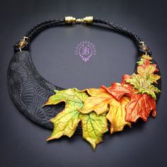 Leaf fall of Maple leaves necklace, each leaf individually handmade by high quality polymer clay. The perfect way to welcome autumn! They are a great Thanksgiving accessory, but can also be worn all autumn season. Single copy,100% Handmade OOAK necklace. matching earrings: https://www.etsy.com/uk/listing/1278109260/autumn-maple-leaf-earrings?click_key=f15399a4f642789f4fd8baa2c339eaba4cc63dea%3A1278109260&click_sum=fff2f9e0&ref=shop_home_active_1&frs=1&sts=1 All items are shipped from my home within 1-3 business days after payment confirmation. I make some custom orders. If you would like some items to be custom made or created for you in a special way, feel free to send an Etsy conversation with your requirements, and we can discuss them. Aphrodite Earrings, Greek Earrings, Thanksgiving Accessories, Leaves Necklace, Welcome Autumn, Polymer Clay Jewelry Tutorials, Necklace Matching, Steampunk Accessories, Polymer Clay Jewelry Diy