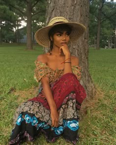 Outfits Black Women, Fashion 90s, Hippie Outfits, Bohemian Clothes