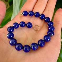 Lapis Lazuli harmonizes your heart and mind as it forges stronger bonds between them. Solid Necklace, Live Your Dreams, Lapis Lazuli Bracelet, Energy Medicine, Pearl Shop, Blue Lapis Lazuli, A Bracelet, Blue Lapis, Heart And Mind