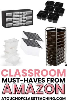 classroom must haves from amazon to teach how to use them