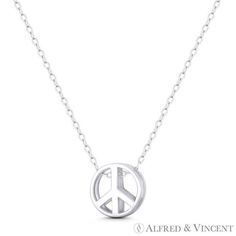 The Featured Pendant Is Cast In .925 Sterling Silver And Showcases A 11mm (0.43in) Circle Peace Charm Finished With A Sturdy Bail That Can Accommodate Most Chain Sizes. Product Details Product Id: St-Fp308-Slp-Po Metal Type: .925 Sterling Silver Gram Weight: Approx. 1 Gram Measurements: Charm Diameter - 11mm (0.43in) Charm Thickness - 3.5mm (0.14in) Chain Length - None Included, Pendant Only Peace Sign Symbol, Hippie Movement, Masonic Ring, Charm Rings, 925 Sterling Silver Chain, Love Ring, Peace Sign, Solitaire Engagement Ring, Bracelet Designs