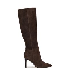 Richy Heeled Boots Pointy Boots, Brown Heeled Boots, Pointy Toe Boots, Tall Brown Boots, Brown Suede Boots, Upgrade Your Wardrobe, High Heel Boots Knee, Mid Boots, Stiletto Boots