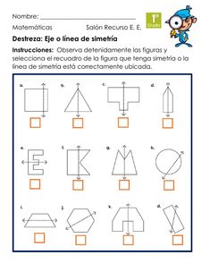 the worksheet for making geometric shapes