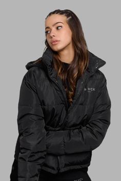 The coat is reversible with one minimalistic all black side and the other side embellished with monograms all over the jacket and has a reflective black UV gloss. 

Washing care: Hand Wash or Dry clean 

Inner: 90% Duck Down, 10% Polyester 

The model is wearing S and is 1m80. Outwear Outfit, Outwear Women, Down Feather, Black Side, Duck Down, Puffer Coat, The Other Side, All Black, Investment