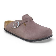 Boston Kids Suede Leather Faded Purple | BIRKENSTOCK Shoe Care Kit, Two Strap Sandals, Clog Boots, Birkenstock Women, Shoes Teen, Boston Clog, Purple Shoes, Zermatt, Birkenstock Boston