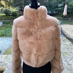 Soft Pink Snow Bunny Jacket Made With The Very Best Quality Faux Fur. This Coat Has Never Been Worn And Is One Of The Highest Quality Coats I’ve Seen. Absolutely Stunning. Bunny Jacket, Pink Fur Coat, Oh Polly, Pink Snow, Snow Bunny, Snow Bunnies, Pink Fur, Soft Pink, Faux Fur