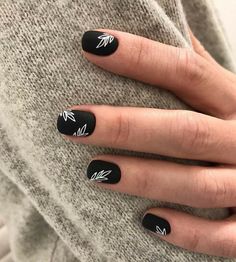 Matte Square Nails Short, Black Manicure, Nails Only, Short Nail Designs, Minimalist Nails, Dream Nails