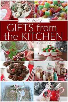 christmas gifts from the kitchen with text overlay