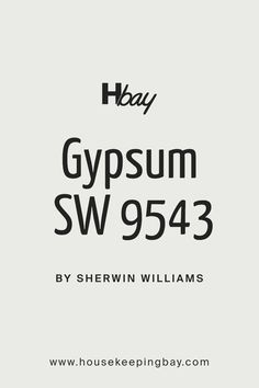 Gypsum SW 9543 by Sherwin Williams Sw Gypsum, Trim Color, Sherwin Williams, Metallic Accents, Interior Styling, Natural Wood