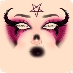 Demon Makeup, Holloween Makeup, Vampire Bride, Halloween Eye Makeup, Graphic Makeup, Rave Makeup