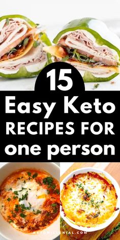 Easy Keto Recipes for One Person Keto Meals For One, Recipes For One Person, Cheap Keto Meals, Cheap Keto, One Person Meals