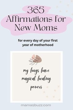 new mom affirmations Healing Powers