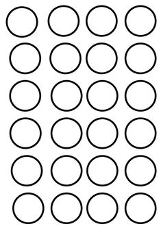 the circle pattern is shown in black and white