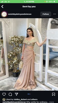 Cocktail Party Outfit Indian Bridesmaid, Lehenga Designs Modern, Gown For Wedding Guest Indian, Sagan Outfits For Bridesmaid, Organza Western Outfits, 25th Anniversary Outfit Indian, Sangeet Outfit Ideas Indo Western, Engagement Outfit Ideas For Guest, Reception Dress Bridesmaid Indian