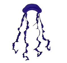 an image of a purple jellyfish on white background