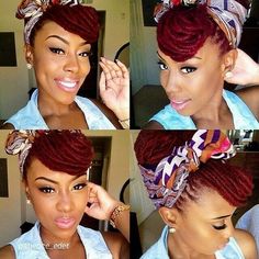 Pinup Style | 21 Awesome Ways To Style Your Box Braids And Locs Women Cornrows, Braids Styles, Dreads Styles, Box Braids Styling, Dreadlock Hairstyles, Natural Hair Inspiration, Hair Crush