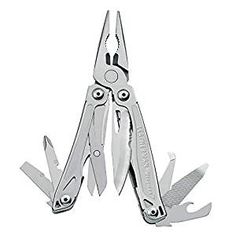 a pair of multi - tool scissors are open on a white background