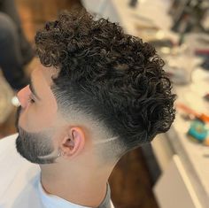 Best Fade Haircuts, Puffy Hair, Curly Undercut, Crop Haircut