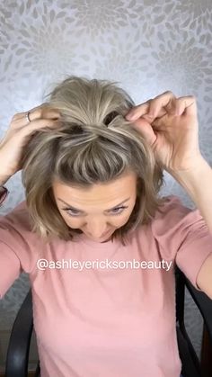 Medium Bobs, Health Hair, Flat Hair, Braided Hair, Easy Hair, Cute Hairstyles For Short Hair, Hair Tutorials, Girly Stuff, Short Bob