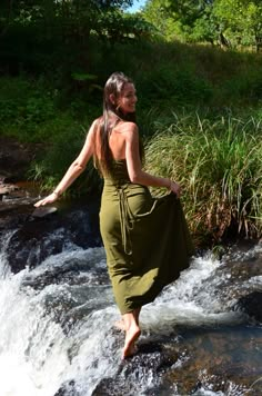 Ishtar Dress - Olive Green, Long Elegant Dress, Bohemian Dress, Pixie, Faerie, Princess, Steampunk, Granola Aesthetic Outfit, Dress Long Elegant, Long Elegant Dress, Simple Maxi Dress, Dresses Long Elegant, Simple Maxi, Elven Dress, Pixie Dress, Hippie Dress