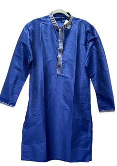 color : blue fabric: Silk Sizes available are mentioned on pics.Please mention the sizes when ordering.Sizes: 38 Blue Cotton Silk Churidar With Traditional Drape, Semi-stitched Blue Kurta With Cutdana, Blue Semi-stitched Kurta With Cutdana, Semi-stitched Blue Cotton Silk Kurta, Blue Semi-stitched Cotton Silk Kurta, Blue Cutdana Kurta For Navratri, Blue Cotton Silk Kurta For Eid, Blue Cotton Silk Kurta For Navratri, Blue Cotton Silk Churidar With Zari Work