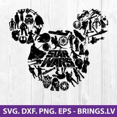 star wars svg dxf cut file