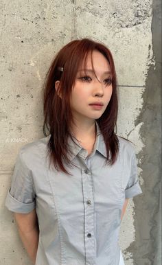 Layered Lob Curtain Bangs, Haircuts Straight Hair Medium, Medium Asian Hair, Medium Hair Haircuts, Straight Hair Medium, Thick Hair Cuts, Ash Hair, Asian Haircut, Ash Hair Color