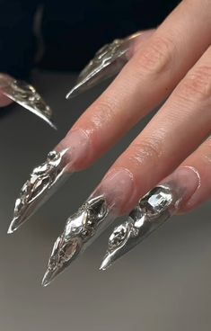 Grillz Teeth, Nail Ideas, Manicure, Nail Designs, Nail Art, Nails, Quick Saves, Art