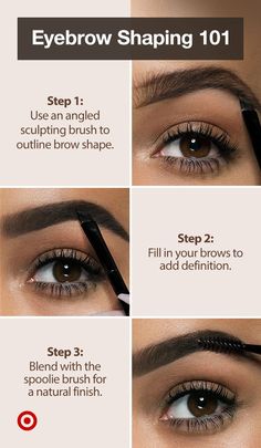 Check out this eyebrow shaping tutorial to have your brows on point. Line, fill & blend for a fully defined, natural look in 3 easy steps. Eyebrow Shaping Tutorial, 60 Nails, Eyebrow Tutorial Shaping, Paint Fashion, Eyebrow Tint, Maybelline Tattoo, Eyebrow Makeup Tutorial, Beauty Eyebrow, Makeup Order