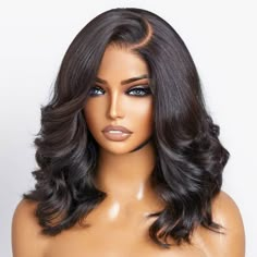 Hair Type: 100% Virgin Human Hair Cap Construction : 13X4 Lace Front Wig Hair Texture: Body Wave Hair Density : 150% Lace : Transparent Lace Hair Length : 14Inch - 16 Inch Made with 100% virgin human hair, Glueless 13x4 Transparent Lace Front Wig, Body Wave, Breathable, Comfortable. Quick Installing, Saving Your Time. Luve Wigs offers the most diverse range of human hair wigs anywhere. Try New Clear Lace Natural Hair Wig, Shopping High Life Luxury Hairs at affordable prices here. C Part Wig, Closure Wig Hairstyles, 5x5 Closure Wig, Brazilian Lace Front Wigs, Hair Frontal, Human Lace Wigs, Frontal Wig Hairstyles, Wig Styling, Natural Hair Wigs