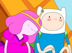 adventure time finn and princess bubble