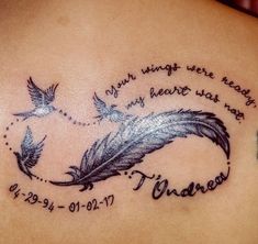 Your wings were ready, my heart was not. #tattoo #tattoosideas #tattooart #tät... - #heart #ready #tät #Tattoo #tattooart #tattoosideas #Wings Rip Tattoos For Mom, Memorial Tattoo Quotes, In Loving Memory Tattoos, Rip Tattoo, Peace Tattoos, Remembrance Tattoos, Snakebites