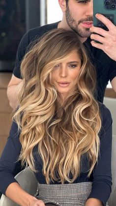 #BEAUTY ,#REALATIONSHIPS #Fashion #Outfits #Winter Outfits #Animals Blonde Balayage On Long Hair, Bronde Balayage Brown Eyes, Dark Blonde Balayage Long Hair, Best Blonde For Brown Eyes, Natural Redhead With Blonde Highlights, Long Balayage Hair Blonde, Grown Out Blonde Balayage, Chrishell Stause Hair Color, Blond Dore Miel