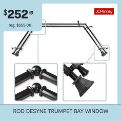 the rod desyle trumpet bay window is $ 25 99