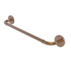 an image of a brass colored towel bar