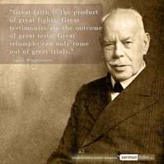 "Great faith is the product of great fights. Great testimonies are the outcome of great tests. Great triumphs can only come out of great trials." - Smith Wigglesworth #testimonies #tests #trials Kingdom Quotes, Christians Quotes, Christian Quotes Prayer, Spiritual Inspiration