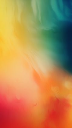 an abstract painting with many colors and lines in the background, including red, yellow, green, blue, and orange