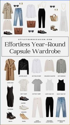 Year Round Capsule Wardrobe, Capsule Wardrobe Casual, Best Winter Outfits, Pieces Of Clothing, Preppy Fall, Grooming Tips, Capsule Outfits, Trendy Fall Outfits, Weekend Style