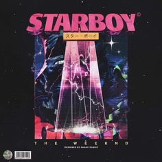 the cover art for starboy