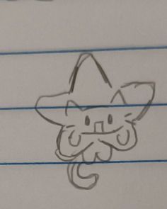 a drawing of a cat wearing a cowboy hat