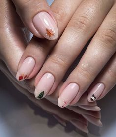 Shellac Nails Fall, Nails Festive, Festive Christmas Nails, Holiday Manicure, Christmas Gel, Subtle Nails, October Nails, Nagel Tips