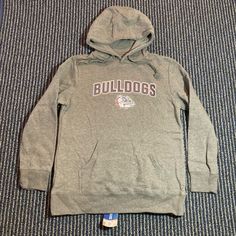 Nwt Gonzaga Bulldogs Women’s Large Hoodie Hooded Sweatshirt 21” Pit To Pit! This Incredible Sweatshirt Features The Gonzaga Bulldog Logo On Front. Hood And A Front Pocket. Great For Wearing To Show Off Your Bulldogs Pride! Make Me An Offer! Check My Other Listings For Lots Of Great Pro Sports Items! Gray Fan Apparel Sweatshirt For Winter, Winter Fan Apparel Hoodie In Athletic Heather, Athletic Heather Hoodie For College In Winter, Athletic Heather Fleece Hoodie For Winter, Gray Hooded Hoodie With Fleece Lining, Winter Fleece Hoodie In Athletic Heather, Winter Athletic Heather Fleece Hoodie, Casual Hoodie With Adjustable Hood For Fan Gear, Gray Fan Apparel Hoodie For Winter