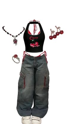 Cute 2000s Outfits, Outfit Ideas Baggy, Outfits Jeans, 2024 Fashion Trends, Fasion Outfits, Outfit Inspo Casual, Trendy Outfits For Teens